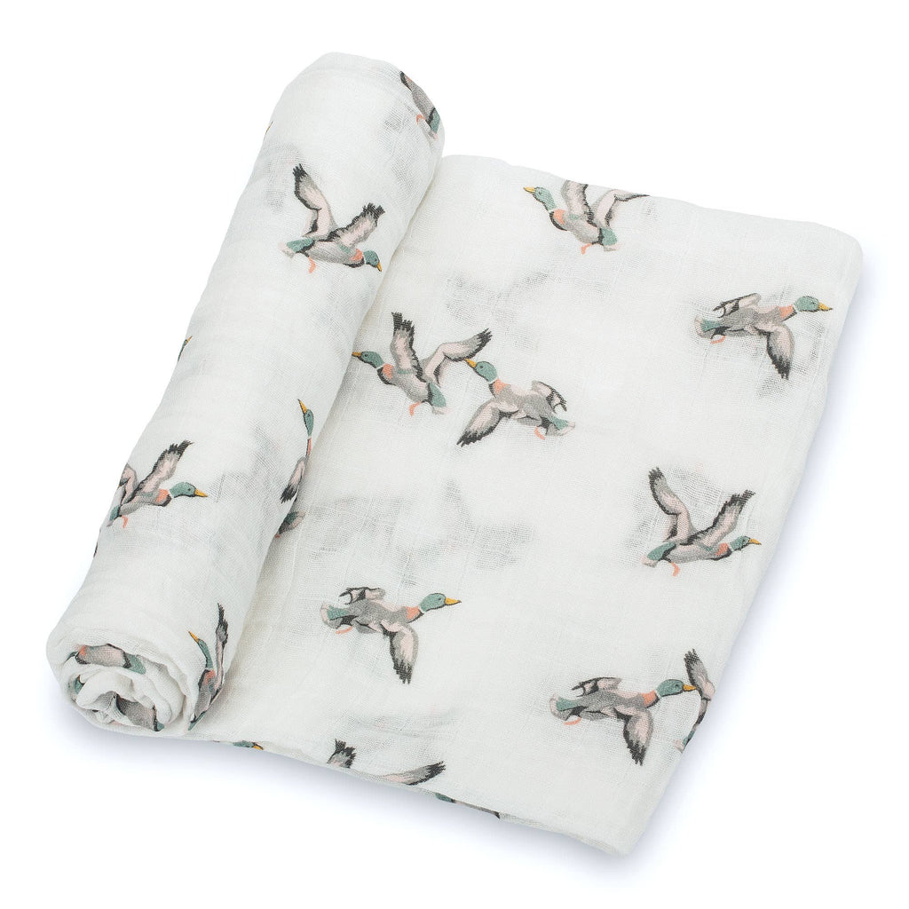 Quackin'up Baby Muslin Cotton Swaddle Blanket