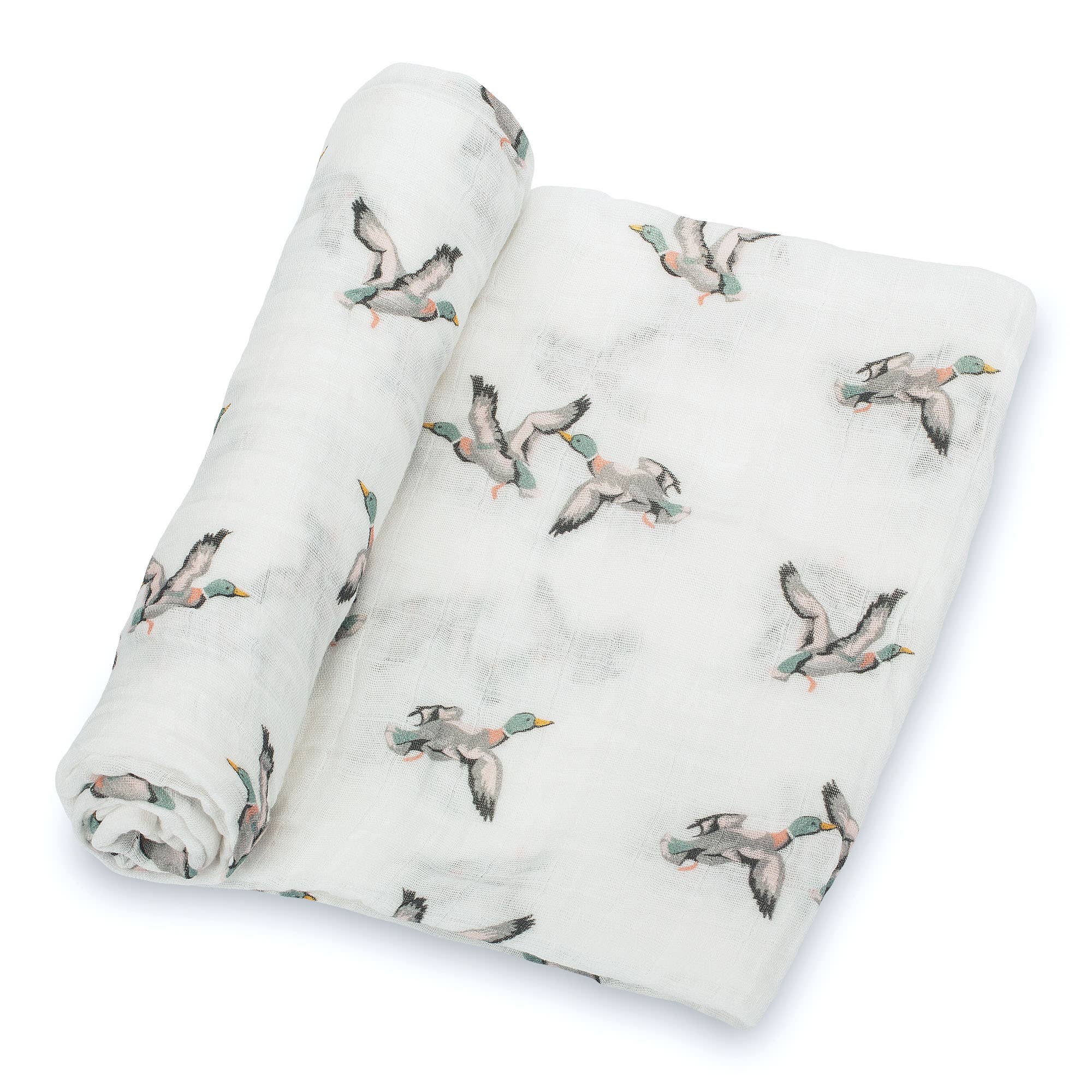 Quackin'up Baby Muslin Cotton Swaddle Blanket