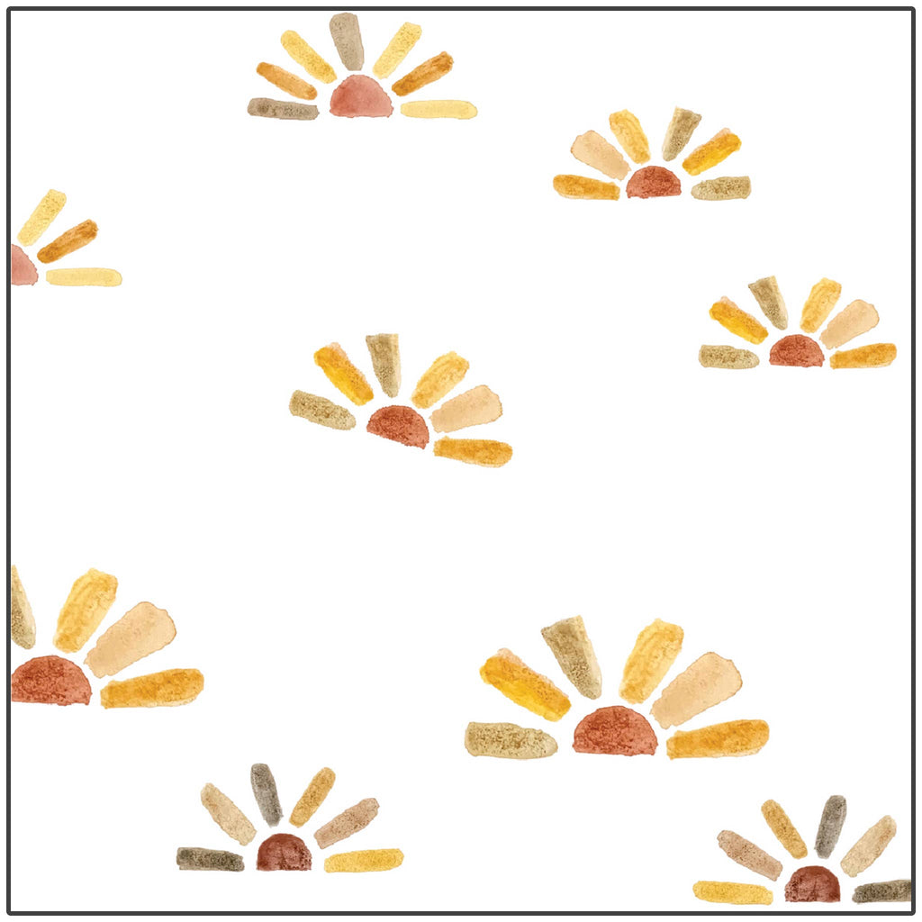 2pc Gift Set - Pajama Gown and Hat - Watercolor Sunny Days