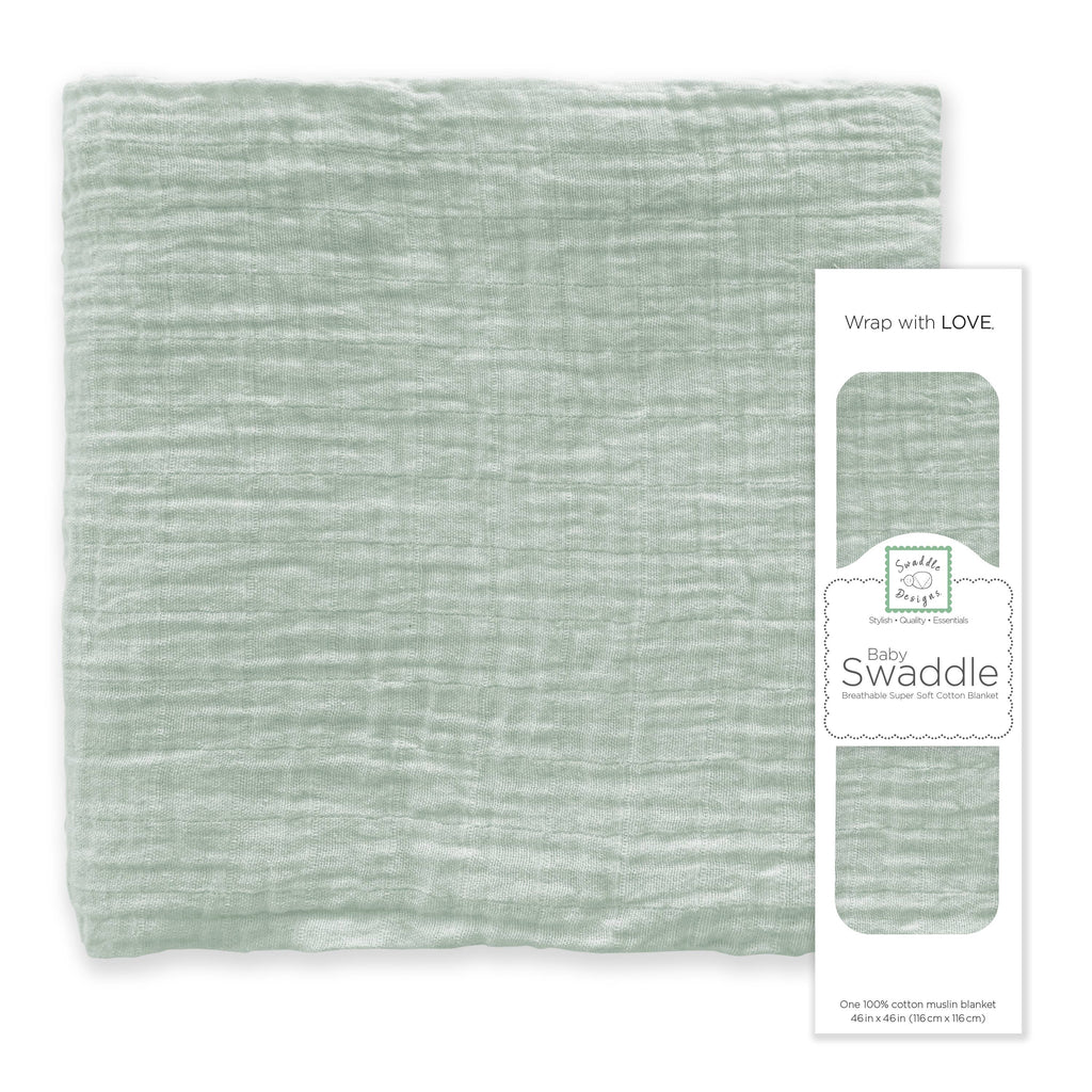 Jadeite Muslin Swaddle Blanket, Premium Cotton