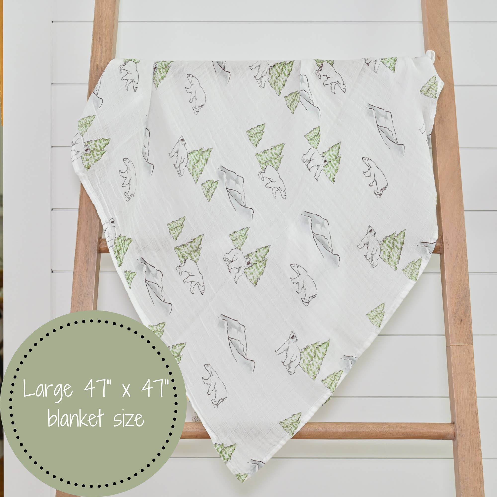 Chill Out Baby Muslin Swaddle Blanket