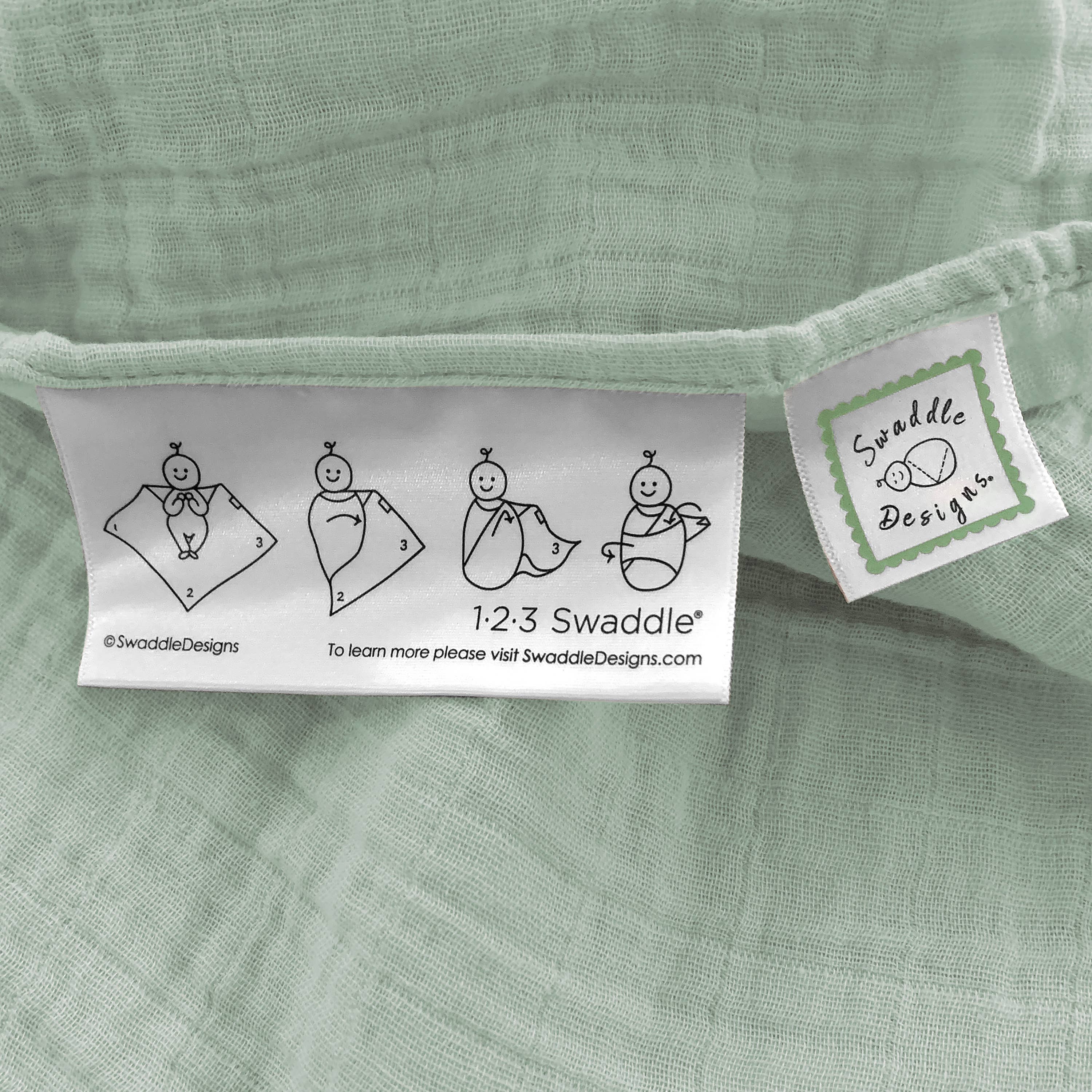Jadeite Muslin Swaddle Blanket, Premium Cotton